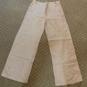 Wide Leg Boden Linen Pants- BEAUTIFUL!!